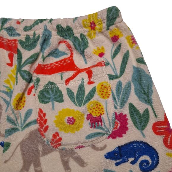 Mini Boden jungle animal print towelling shorts - Picture 6 of 11